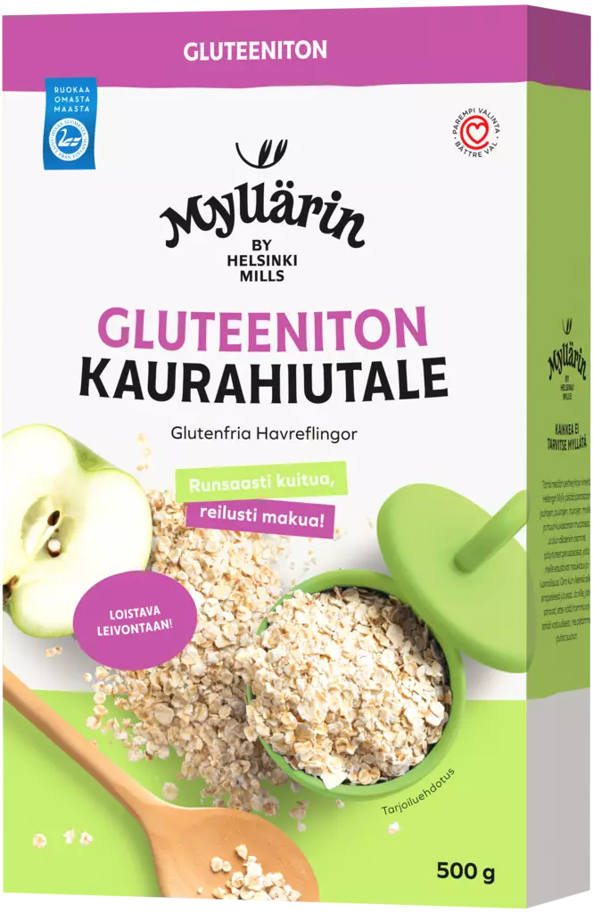 Myllärin Kaurahiutale Gluteeniton 500g - Muut hiutaleet - 6415000164838 - 1