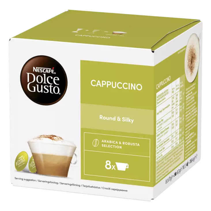 NESCAFE DOLCE GUSTO CAPPUCCINO - Kissan hoitotuotteet - 7613036305648 - 1