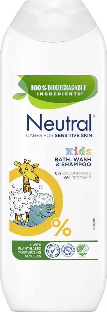 Neutral kids Wash&sShampoo 250ml - Shampoot - 8720181537868 - 1