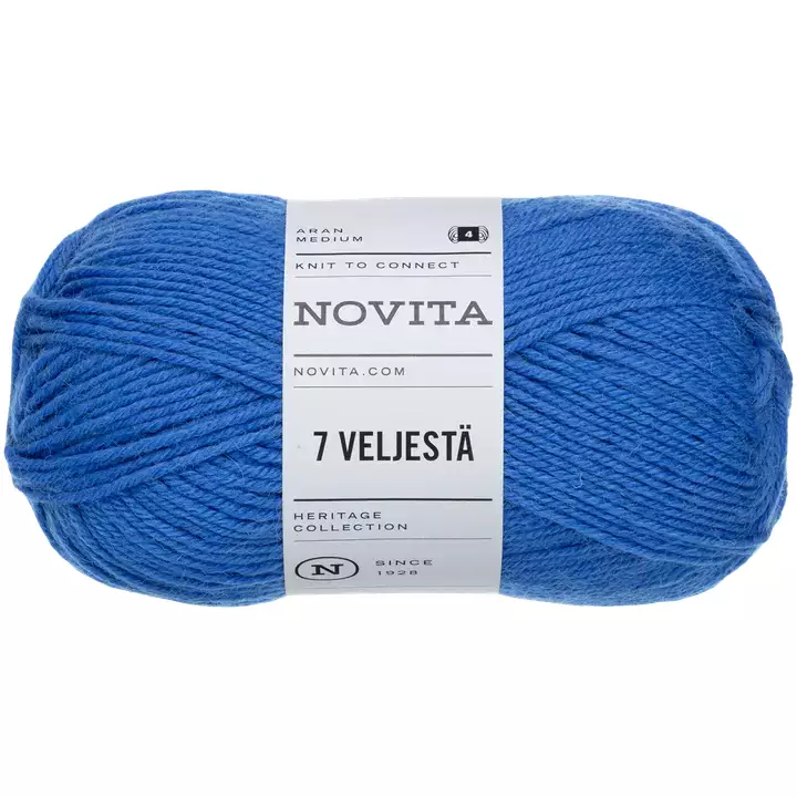 Novita 7 Veljestä Lobelia 136 100g - Langat - 6412618201238 - 1
