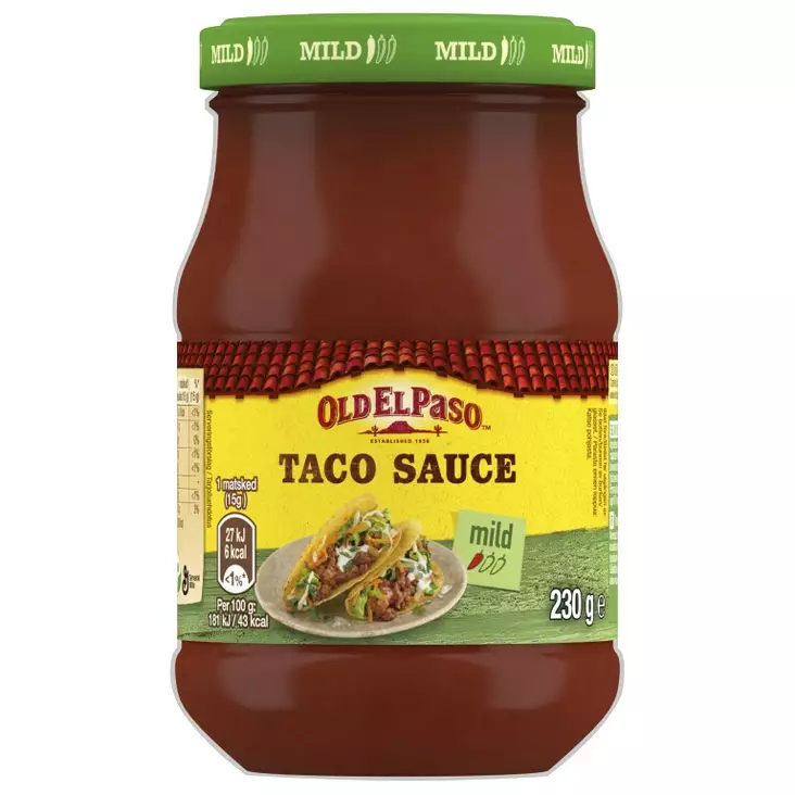 Old El Paso Taco kastike 230g mild - Texmex - 8410076410108 - 1