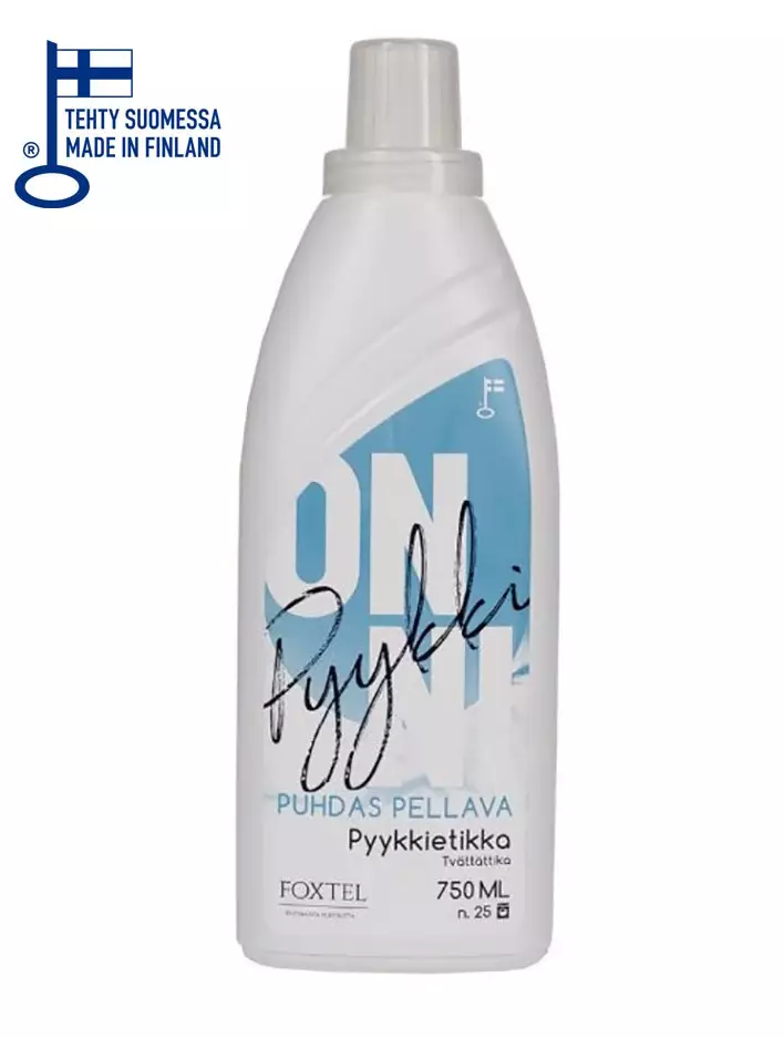 Onni pyykkietikka 750ml Puhdas Pellava - Pyykinpesu- ja huuhteluaineet - 6419642334208 - 1