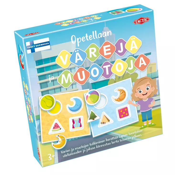 Opetellaan värejä ja muotoja - Lautapelit ja seurapelit - 6416739582078 - 1