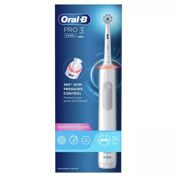 ORAL-B PRO3000 sähköhammasharja - Sähköhammasharjat - 8006540760918 - 1