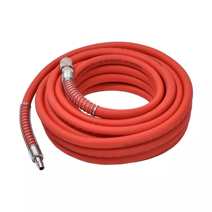 Paineilmaletku 3/8" x 10 m pun. +80-40 c redflex kumiletku - Sähköasennustyökalut - 6438152030868 - 1