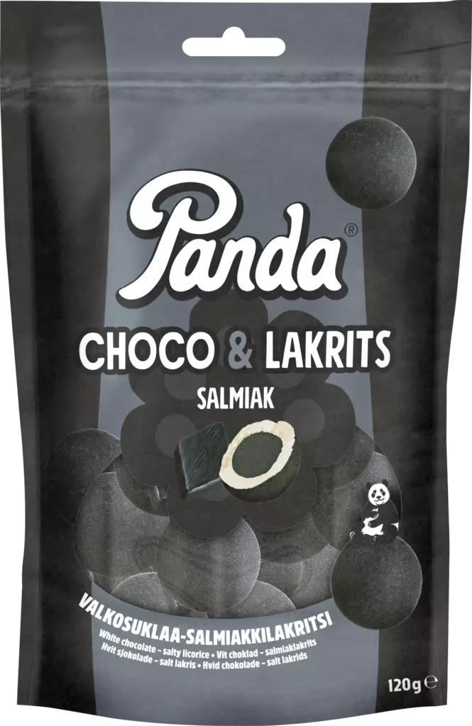 Panda choco lakrits salmiak 120g - Suklaat - 6412500032988 - 1