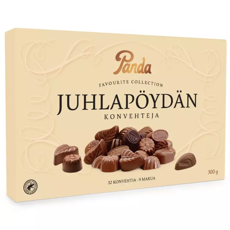 Panda juhlapöydänkonvehteja 300g - Joulumakeiset - 6412500011938 - 1