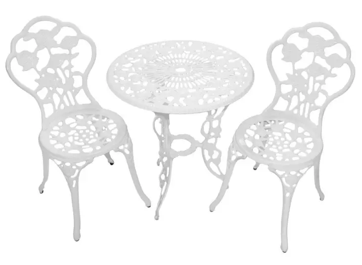Parvekesetti Garda valkoinen - Puutarhapöydät - 6410411786778 - 1