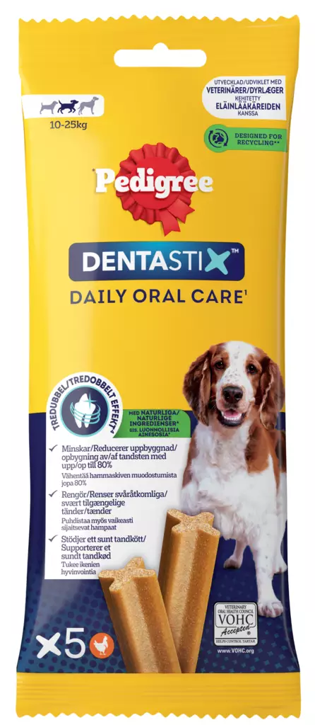 Pedigree DentaStix medium 128g - Koiran luut - 5998749145838 - 1
