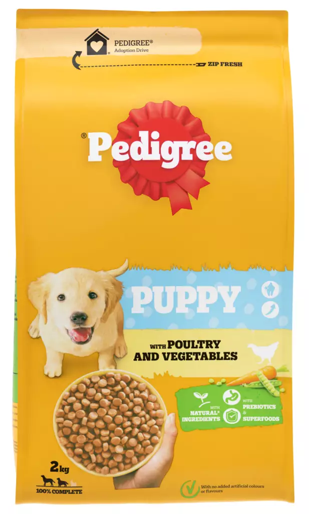 Pedigree Junior Siipikarjaa 2kg - Koiran märkäruoat - 4008429163418 - 1