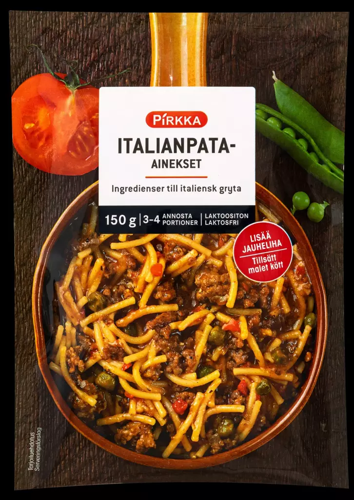 Pirkka Italianpata-ainekset 150g - Muut leivontatuotteet - 6410405069948 - 1