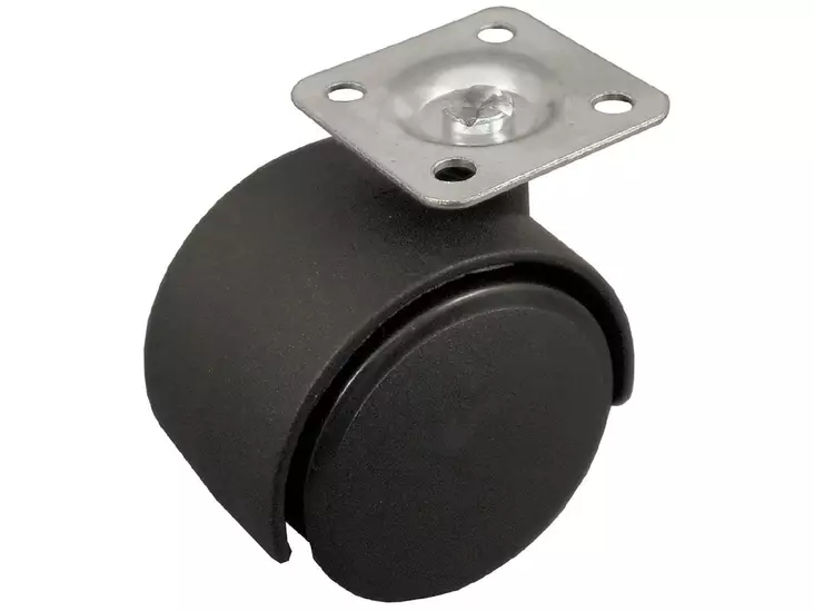 Pisla huonekalupyörä 613/40 nailon 2kpl - Huonekalupyörät - 6414671991828 - 1