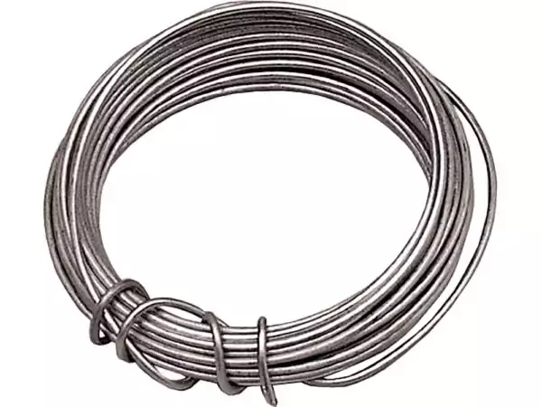 Pisla rautalanka 0,9mm 6m sinkitty - Kettingit, vaijerit ja rautalangat - 6414672040228 - 1