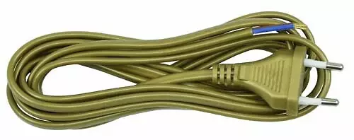 Pistotulppajohto 2,5 m kulta - Asennuskaapelit ja sähköjohdot - 6438140994028 - 1