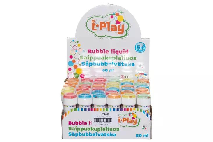Play saippuakuplaliuos 60ml - Muut lelut - 6410413166998 - 6
