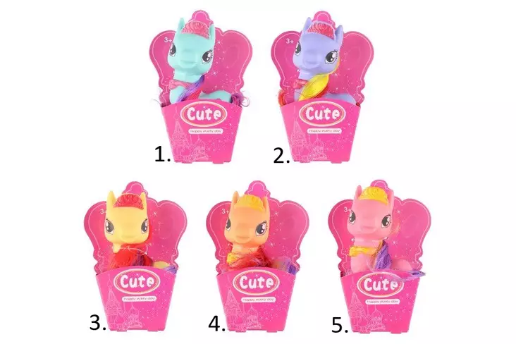 Ponihahmo 12 cm, lajitelma - Nuket ja tarvikkeet - 6410416533148 - 1