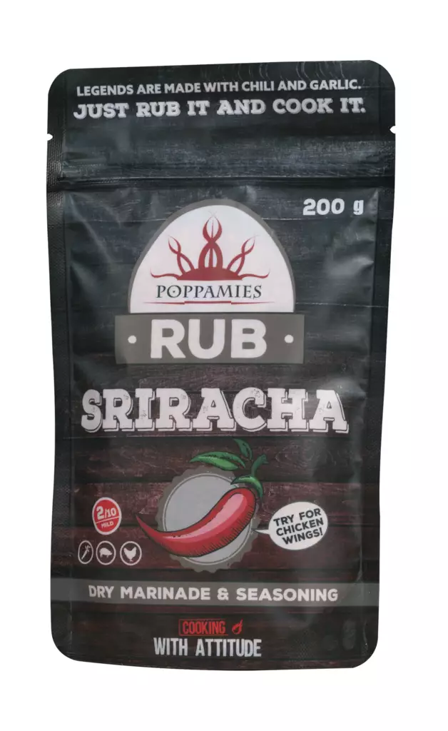 Poppamies rub sriracha 200g - Mausteet - 6430034015628 - 1
