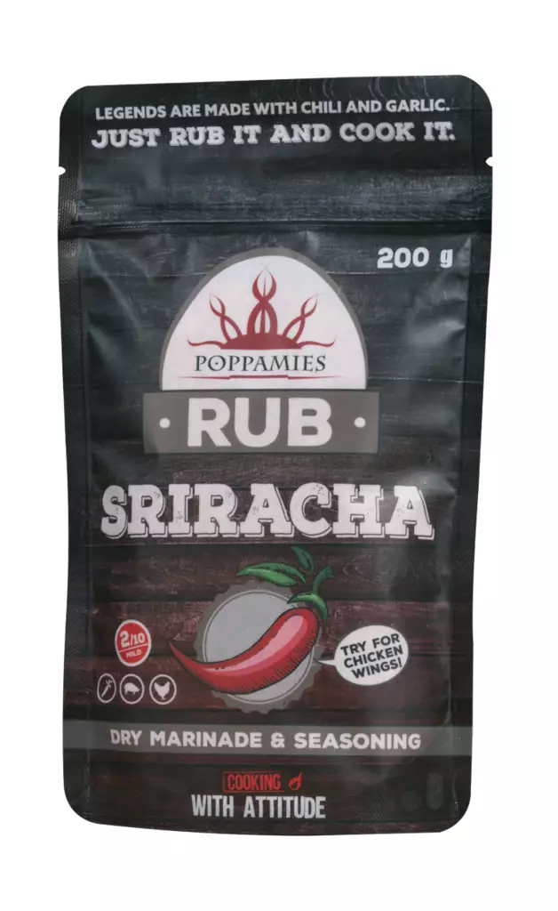 Poppamies rub sriracha 200g - Mausteet - 6430034015628 - 1