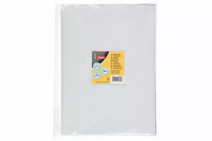Postituspussi muovi 320x420mm 10kpl - Kupla- ja postituspussit - 6410416562568 - 1