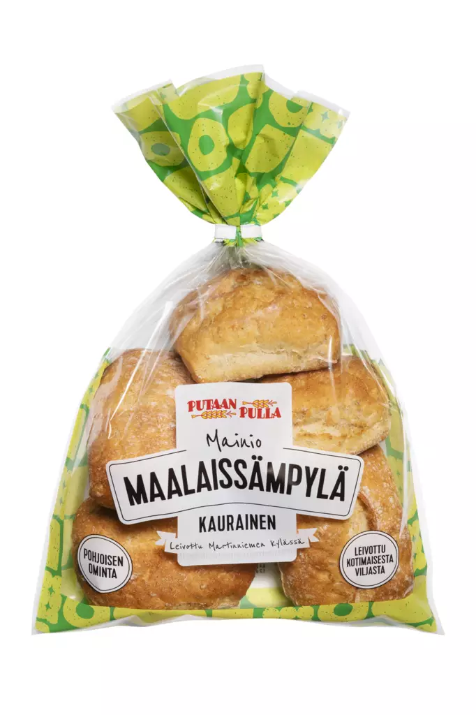 Putaan Pulla maalaissämpylä kaurainen - Elintarvikkeet - 6411090042018 - 1
