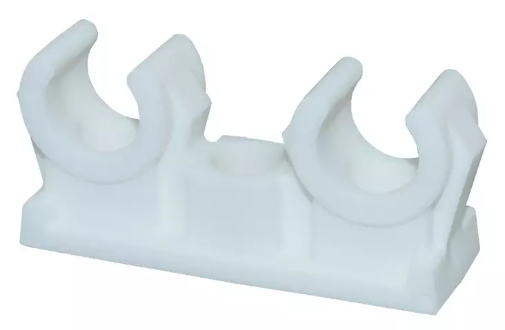 Putkipidin 22mm 2-osainen valkoinen - Putkipitimet - 6438140055248 - 1