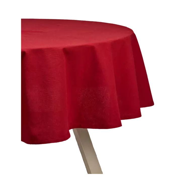Pyöreä pöytäliina Ronja punainen 180cm - Pöytäliinat, tabletit ja esiliinat - 7318161549898 - 1
