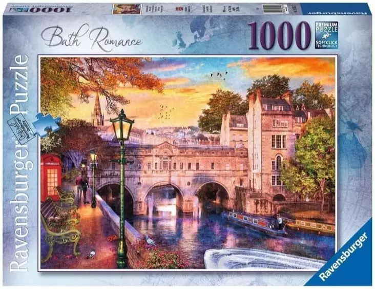 Ravensburger Palapeli Bath Romance 1000 palaa - Palapelit ja pulmapelit - 4005555001638 - 1