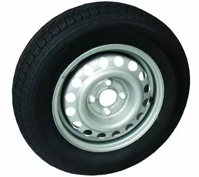 Rengas + vanne 155R 13" 4x100 - Peräkärryn renkaat - 6417196712428 - 1