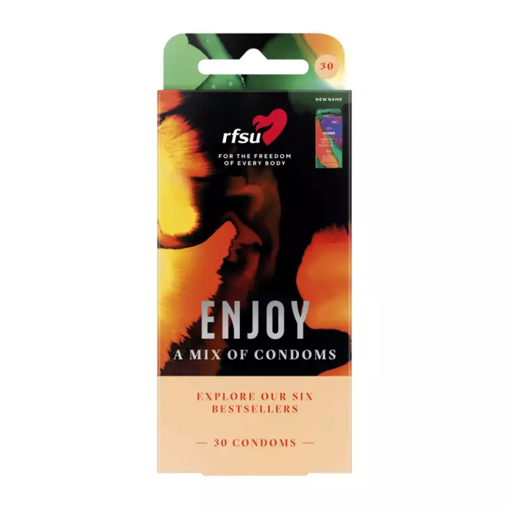 RFSU Enjoy kondomi 30kpl - Ehkäisy ja seksuaalisuus - 7310573000158 - 1