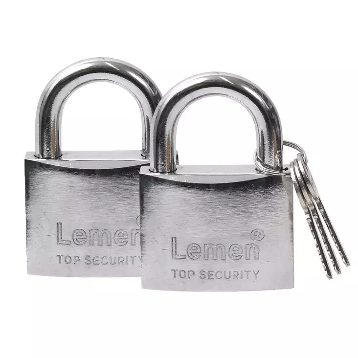 Riippulukkosarja 2 x 63 mm 3 avainta sopii joka lukkoon - Lukot,lukitus ja nivelsalvat - 6430017709148 - 1