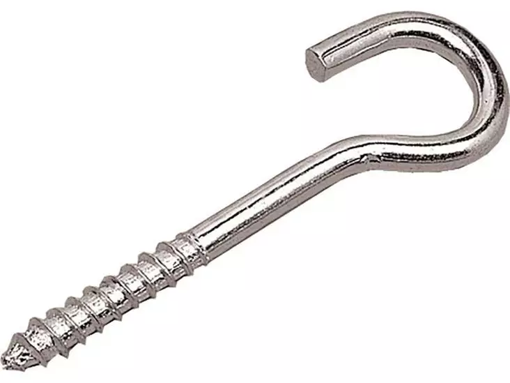 Ripustuskoukku 8X130mm sinkitty 2kpl - Koukut ja naulakot - 6414672011228 - 1