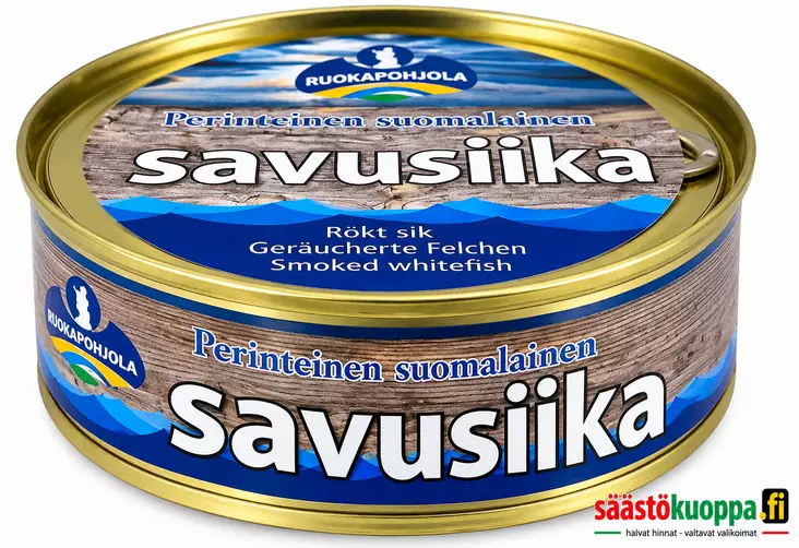 Ruokapohjola savusiika 210/150g - Kalasäilykkeet - 6430014438188 - 1