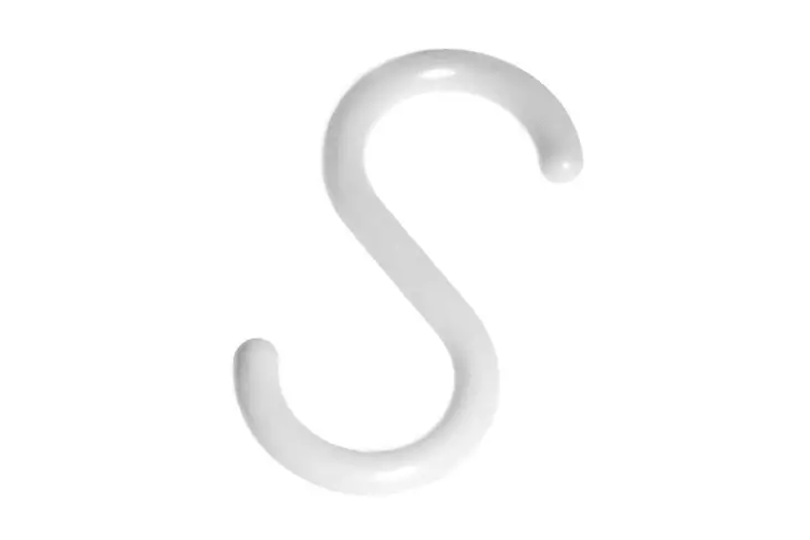 S-koukku muovia 4kpl/pkt - Koukut ja naulakot - 6410410181918 - 3