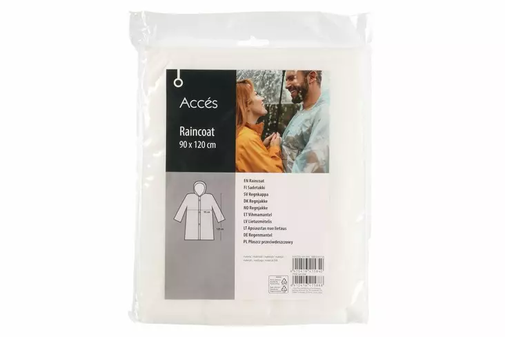 Sadetakki Acces 90*120 Valkoinen - Miesten ulkoiluvaatteet - 6410416415888 - 1
