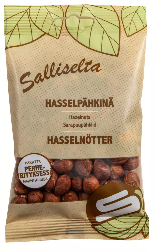 Sallinen Hasselpähkinä 80g - Pähkinät ja kuivatut hedelmät - 6436501000418 - 1