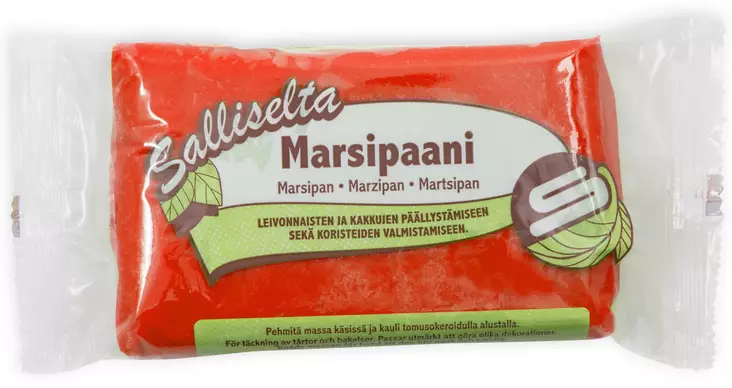 Sallinen marsipaani punainen 250G - Muut leivontatuotteet - 6436501000968 - 1