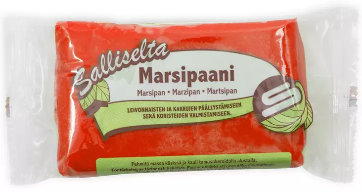 Sallinen marsipaani punainen 250G - Muut leivontatuotteet - 6436501000968 - 1
