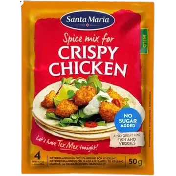Santa Maria crispy chicen 50g - Mausteet - 7311310031428 - 1