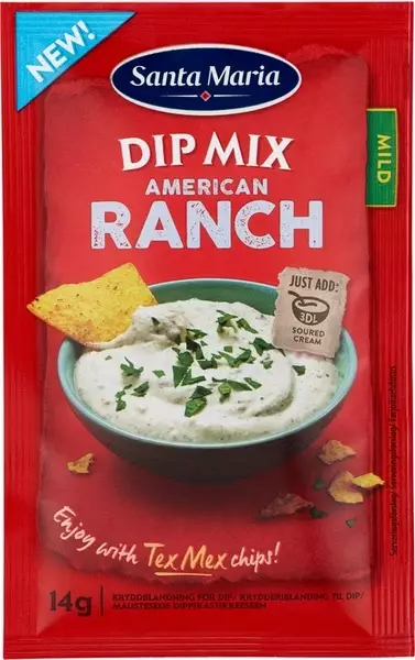 Santa Maria Dip Mix American Ranch 14g - Texmex mausteet ja lisukkeet - 7311311002878 - 1