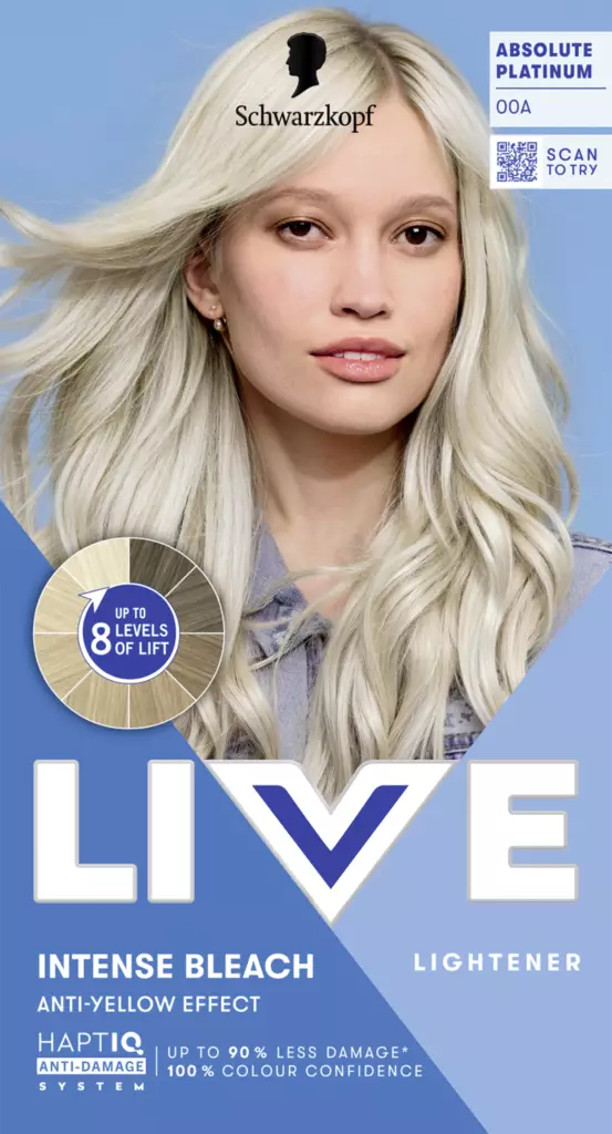 Schwarzkopf Live Absolute Platinum - Hiusvärit - 7332531133128 - 1
