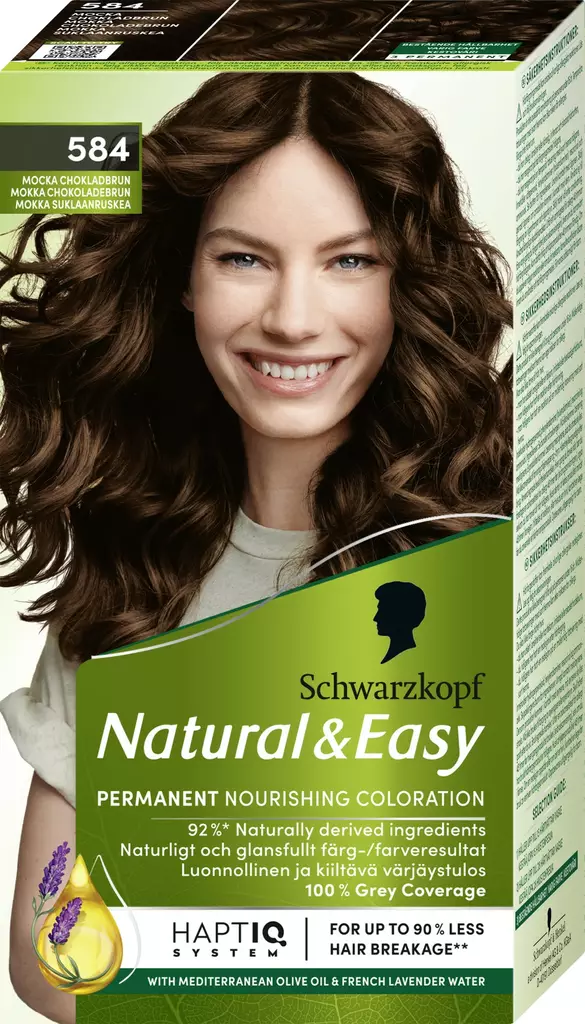 Schwarzkopf Natural & Easy hiusväri 584 - Hiusvärit - 7332531095518 - 1