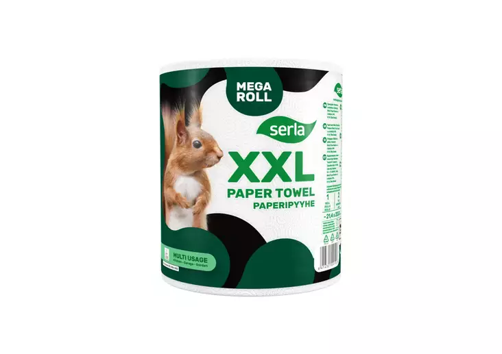 Serla XXL-paperipyyhe 400arkkia - Talouspaperit - 6414301091928 - 1
