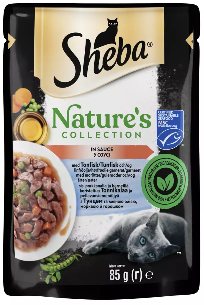 Sheba Nature`s Collection tonnikala 85g - Kissan märkäruoat - 4770608263058 - 1