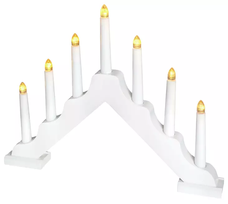 Silja led 7 a-kynttelikkö valk - Jouluvalot - 6435200195128 - 1