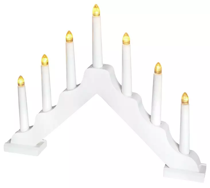 Silja led 7 a-kynttelikkö valk - Jouluvalot - 6435200195128 - 1