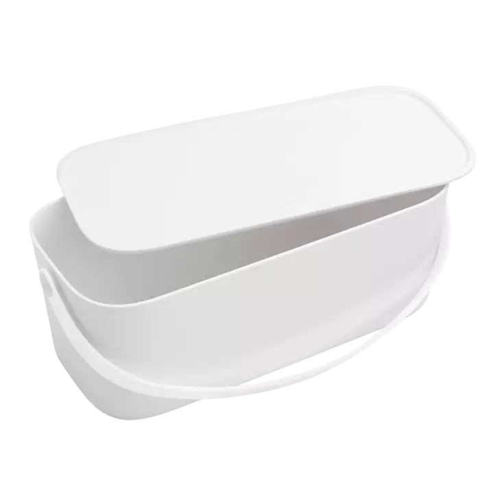 Sini Biojäteastia 4 l valkoinen - Keittiön jäteastiat - 6423800030758 - 1