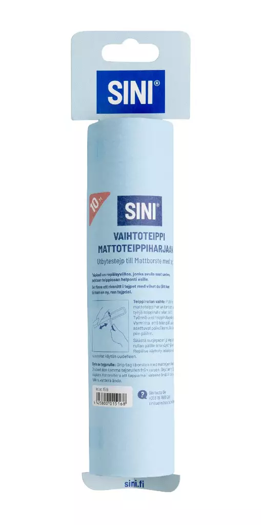 Sini Mattoteippiharja vaihtorulla - Siivousharjat - 6423800015168 - 1