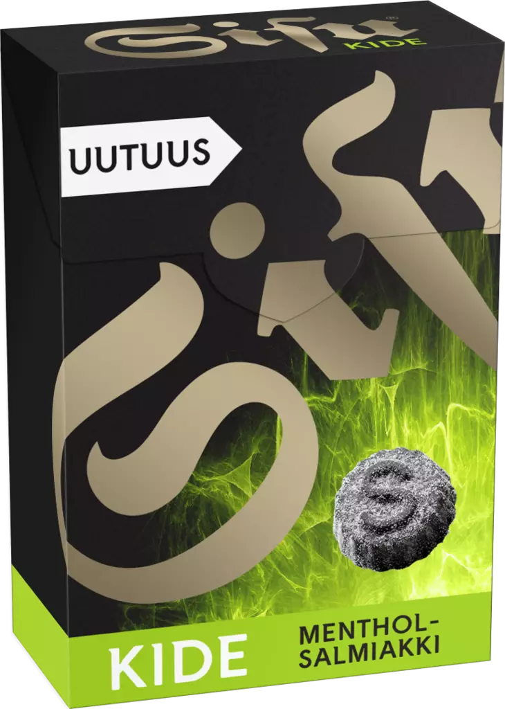 Sisu Kide mentholsalmiakki 80g - Makeiset - 6420256016848 - 1