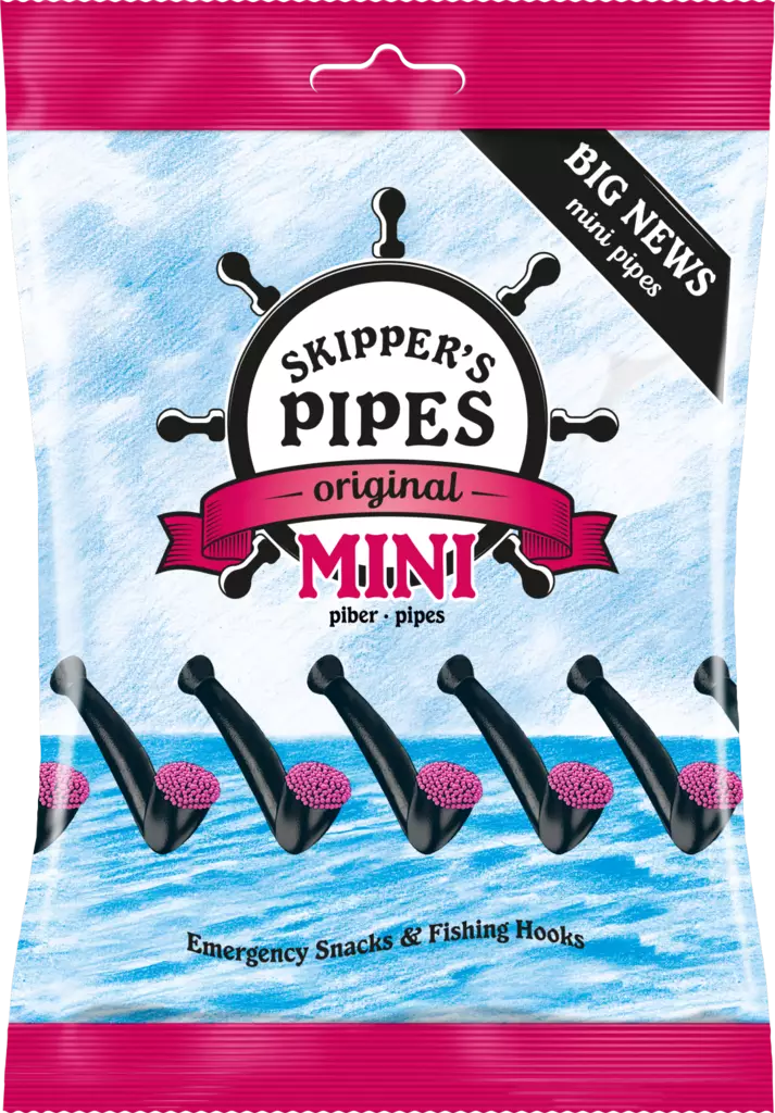 Skippers mini pipes original 192 g - Karkit - 7310350136308 - 1