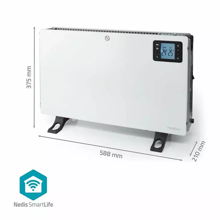 Smartlife konvektiolämmitin 2000w - Lämmittimet ja terassilämmittimet - 5412810443178 - 1
